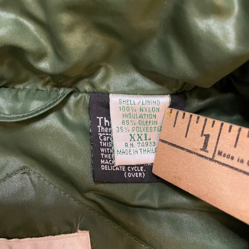 Vtg Monterey Classic Mississippi State University Jacket Green XXL Thinsulate